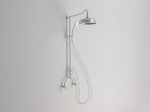 CROWE - Wall-mounted metal shower panel with hand shower _ Park Avenue